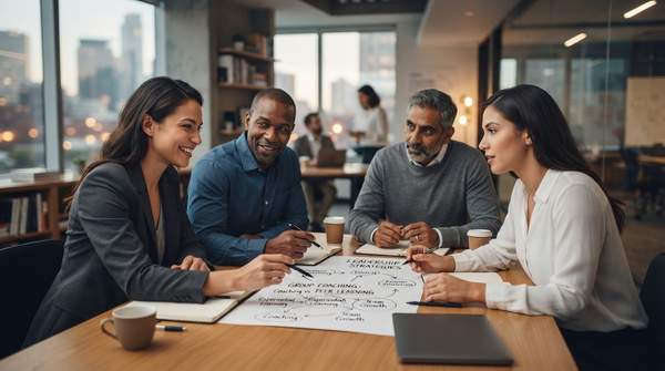 Editorial illustration for Coaching, Group Coaching, Experiential Learning, or Workshops: Which Leadership Development Method Fits Your Team?